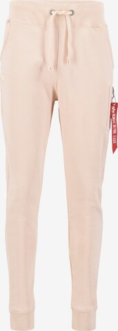 ALPHA INDUSTRIES Broek 'X-Fit' in Oranje: voorkant