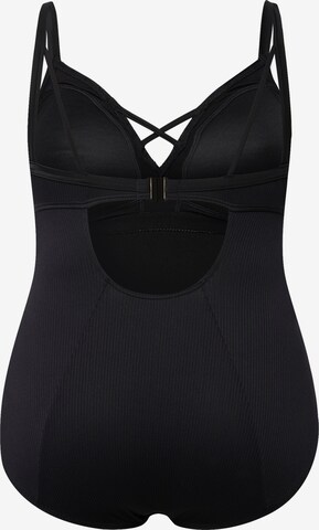 Ulla Popken Swimsuit in Black