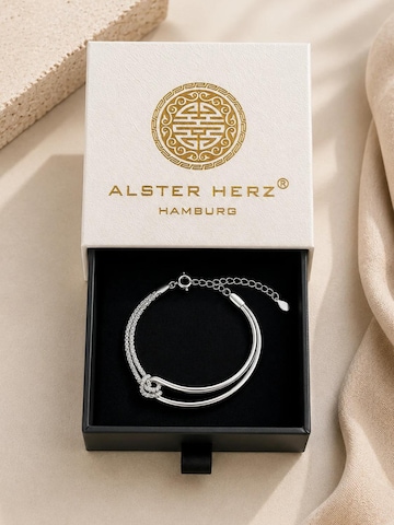 Braccialetto 'Copenhagen' di Alster Herz in argento