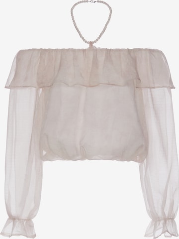 usha BLACK LABEL Blouse in Roze: voorkant