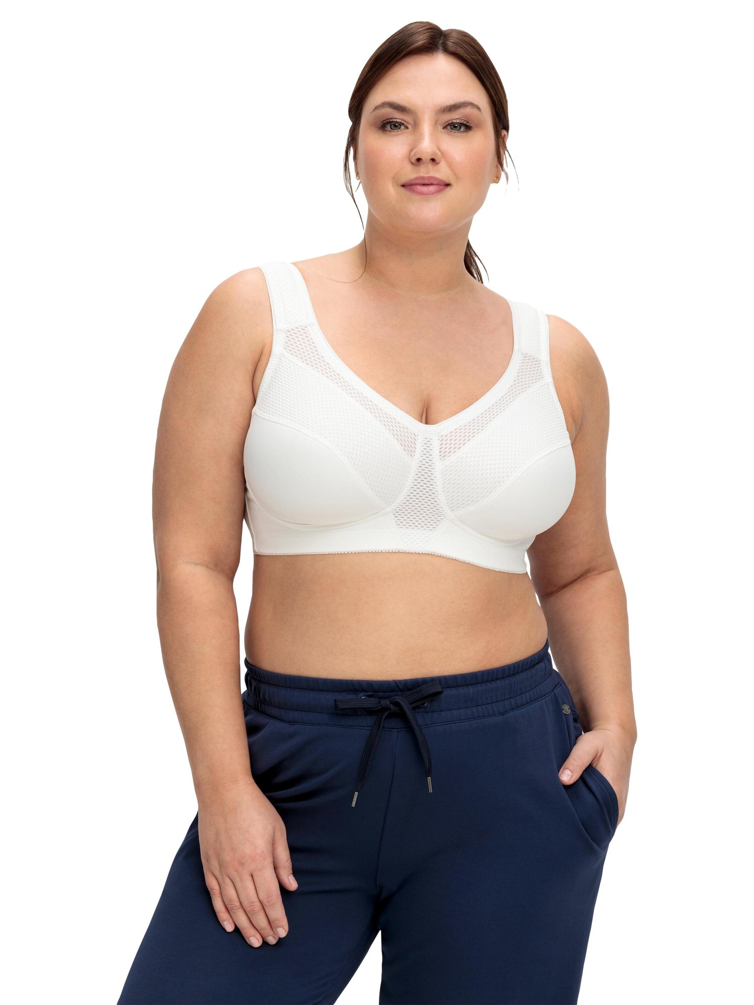 SHEEGO Sportbehå i vit