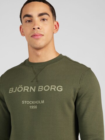 BJÖRN BORG - Sweatshirt de desporto em verde