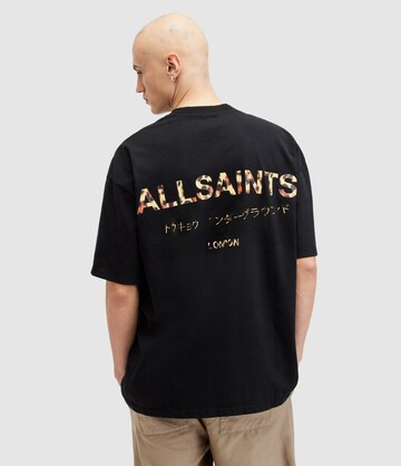 Maglietta 'Underground' di AllSaints in nero: frontale