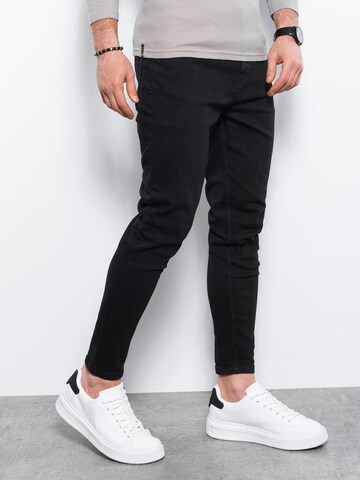 Ombre Slimfit Jeans 'P1058' in Schwarz