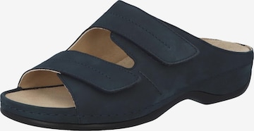 BERKEMANN Mules 'Daria' in Blue: front