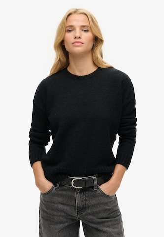 Superdry Trui 'Essential' in Blauw: voorkant