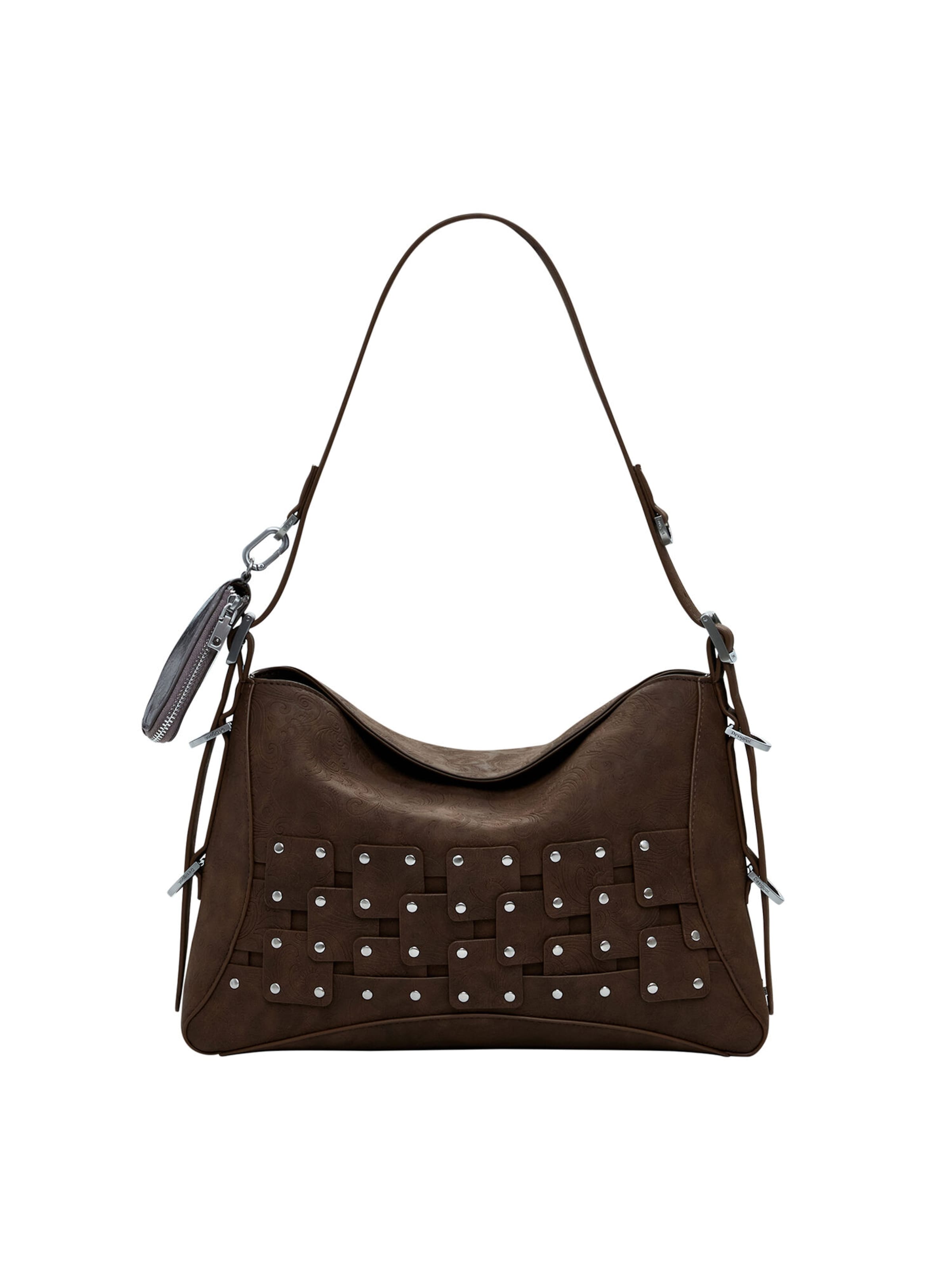 Desigual - Malas de tiracolo em castanho: frente