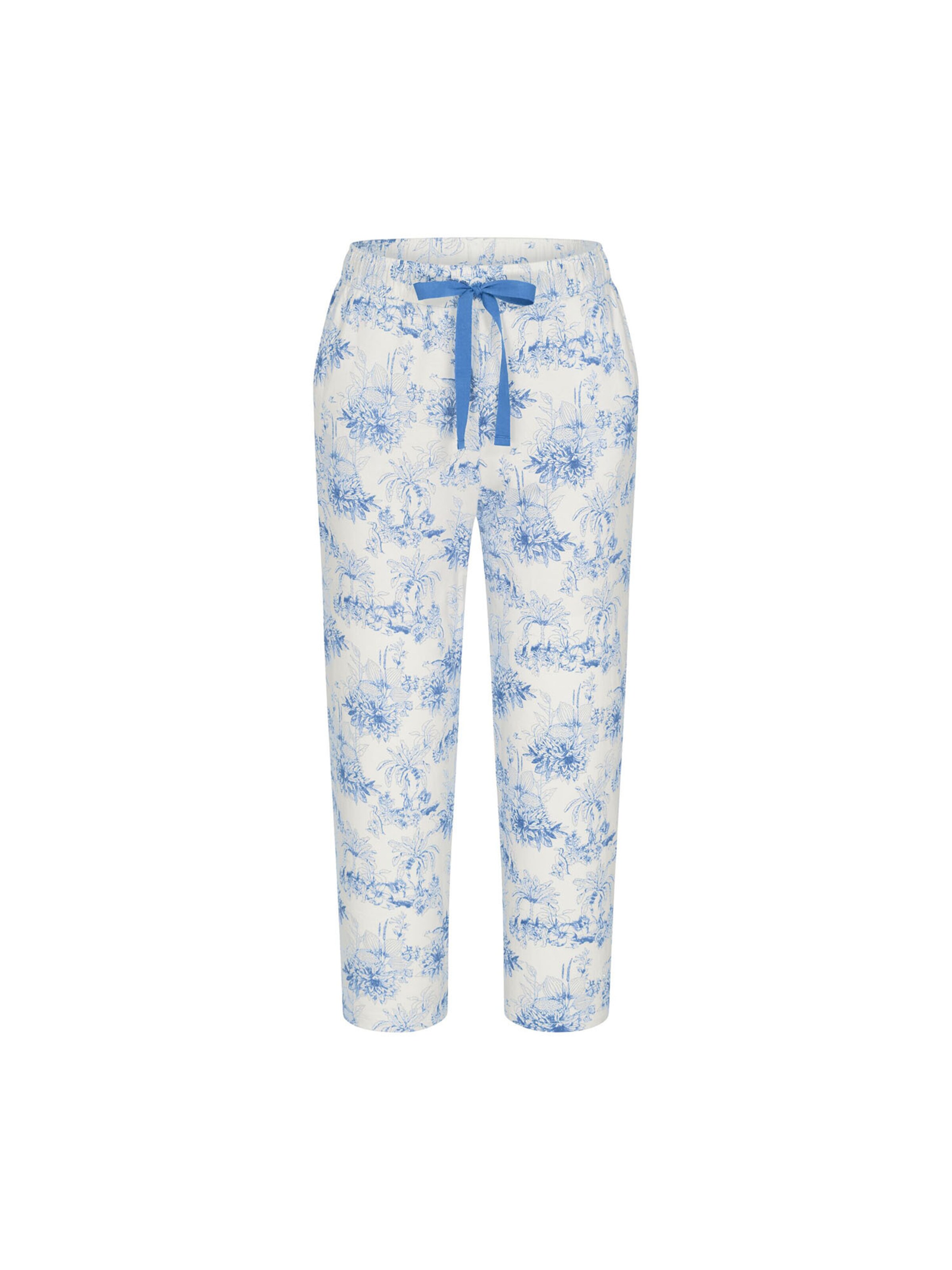 TRIUMPH Pyjamahose ' Red Label Mix & Match ' in Blau: Vorderseite
