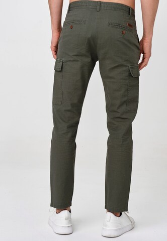 INDICODE JEANS Regular Cargo Pants ' Cagle ' in Green