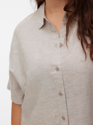 Vero Moda Curve Bluse 'VMCLinn' in Grau