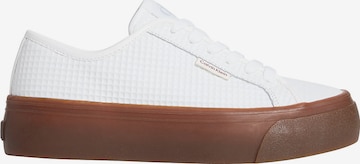 Baskets basses 'Valentina' Calvin Klein en blanc : devant
