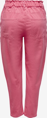 JDY Normalny krój Spodnie 'ZIZZY' w kolorze różowy