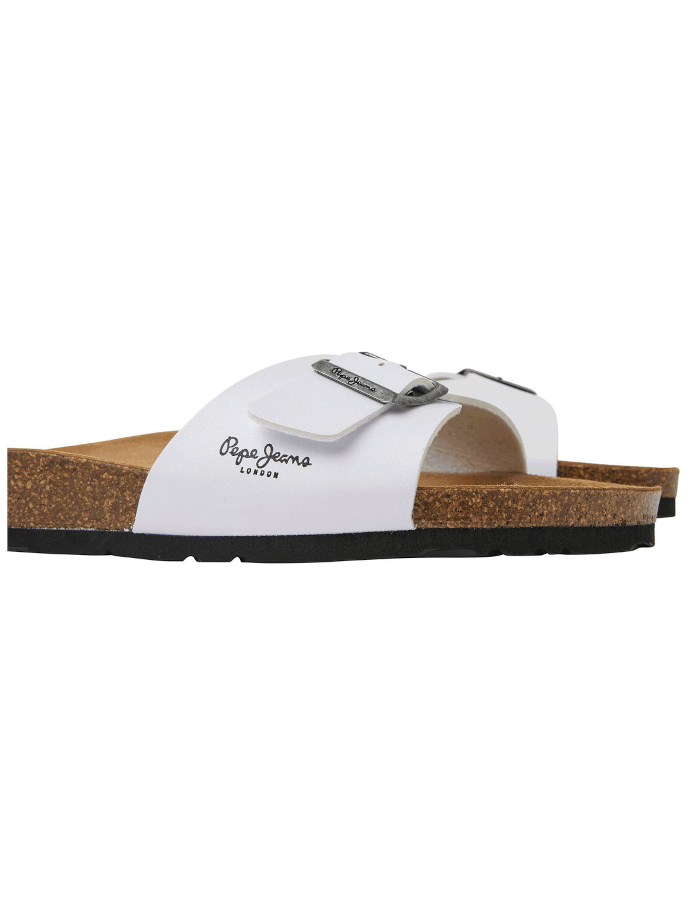 Zoccoletto 'Pepe Jeans Bio M Single Champion' di Pepe Jeans in bianco