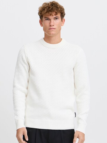 Pull-over 'KARL' Casual Friday en blanc : devant