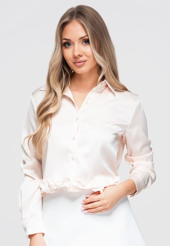 Ombre Blouse ' OW-SH-E0059' in Beige: voorkant