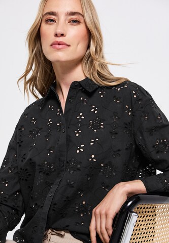 STREET ONE Blouse in Zwart