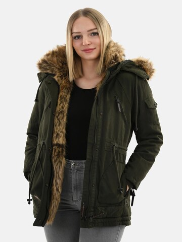 Parka d’hiver 'Daria' NAVAHOO en vert