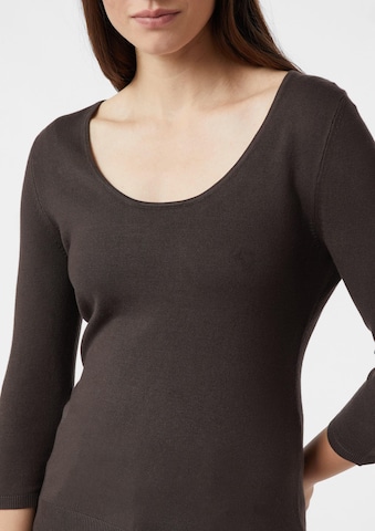 Pull-over COMMA en marron