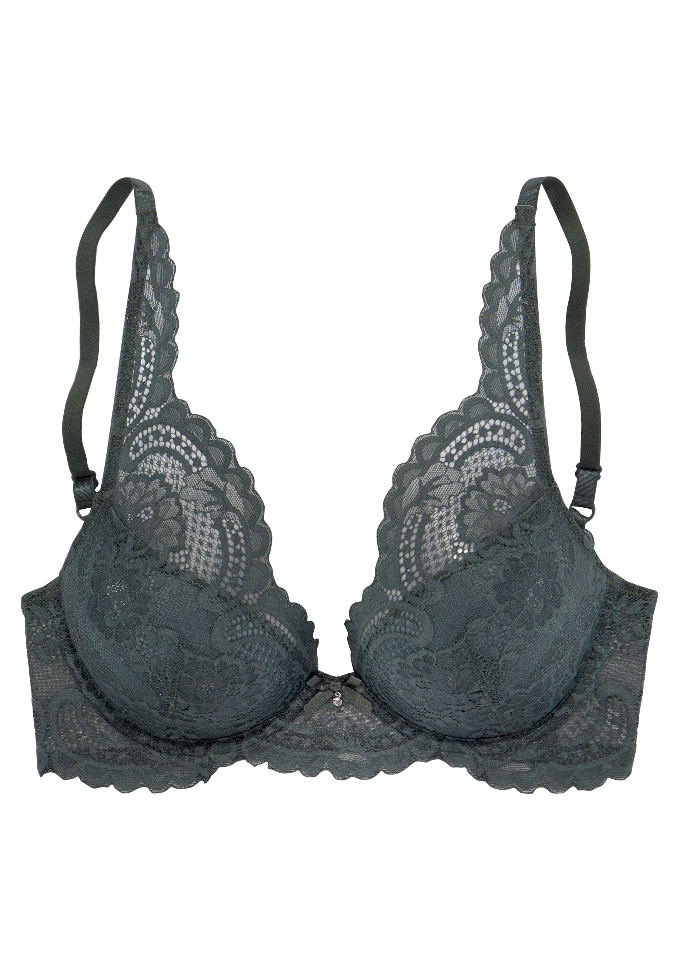 LASCANA Bra in Grey: front