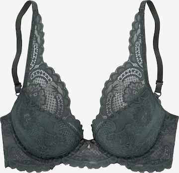 LASCANA T-shirt Bra in Grey: front