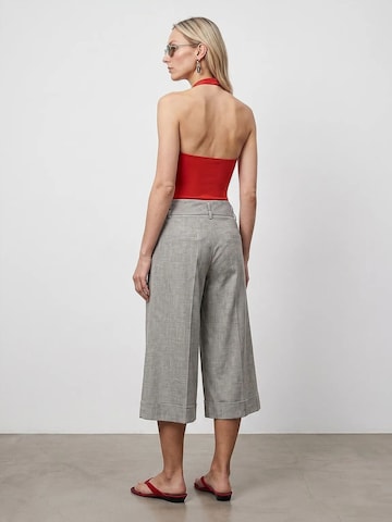Wide Leg Pantalon 'Hose' Dilvin en gris