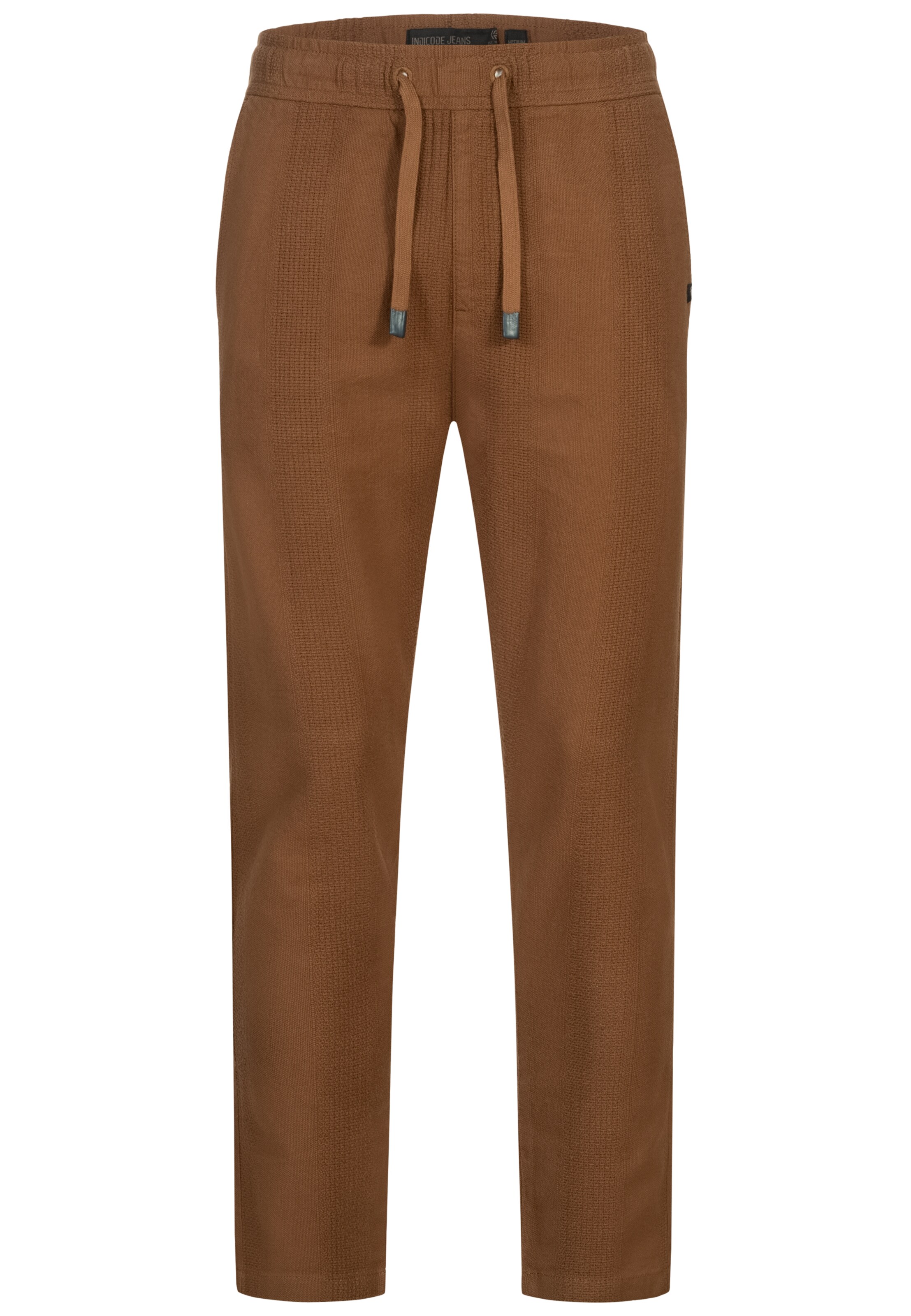 INDICODE JEANS Regular Hose 'Indie' in Braun: Vorderseite