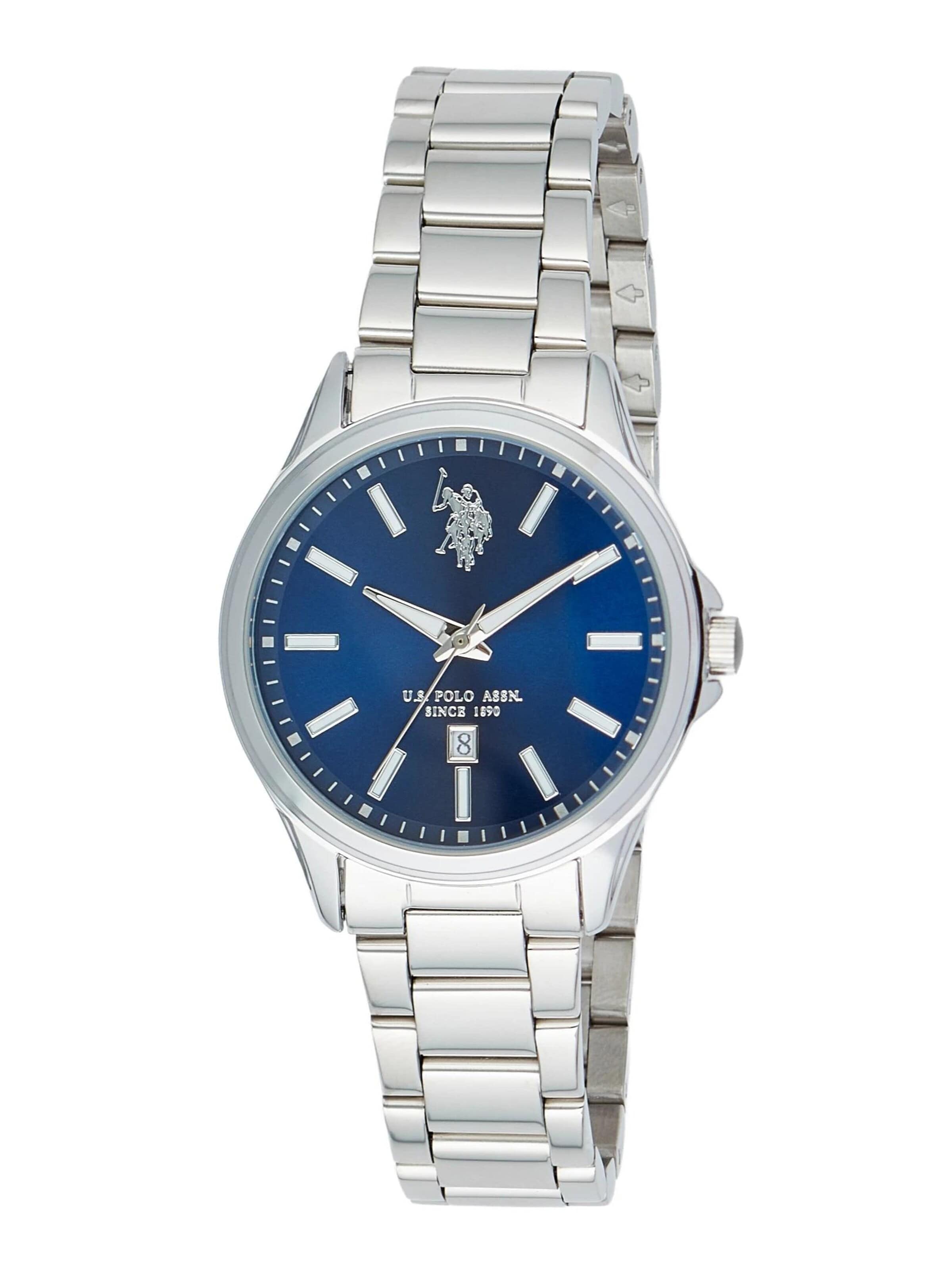 Montre à affichage analogique 'Blaze' U.S. POLO ASSN. en argent : devant