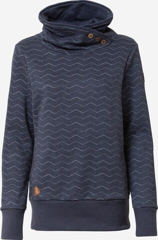 Ragwear Sweatshirt in Blue: front