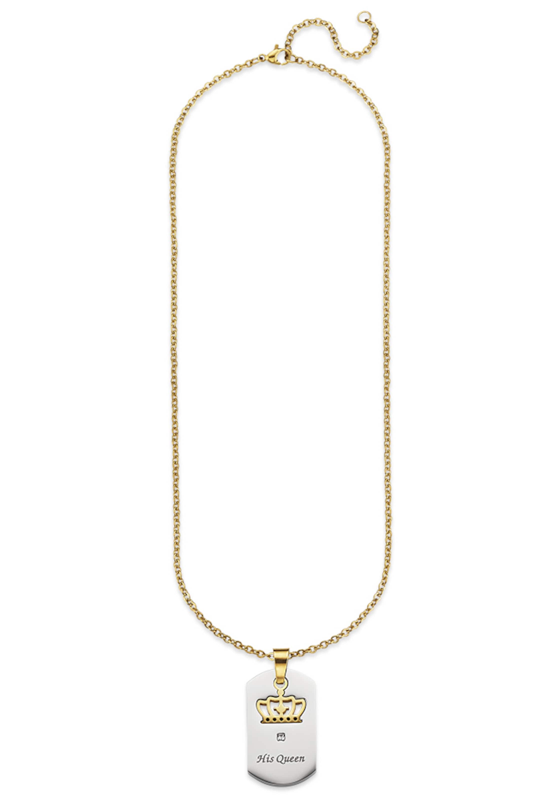 Bruno Banani LM Necklace in Gold: front