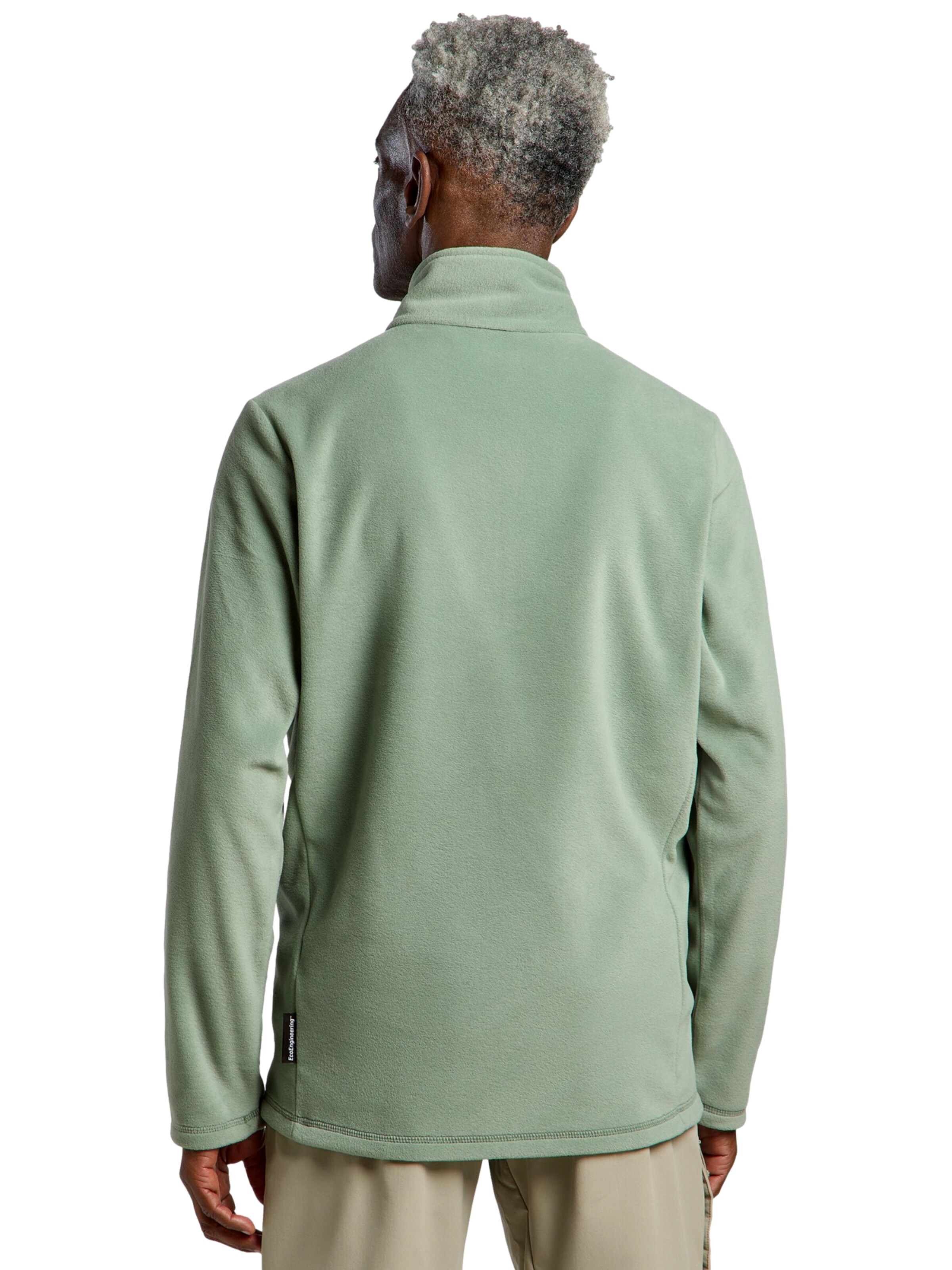 JACK WOLFSKIN Athletic fleece jacket 'Taunus' in Green