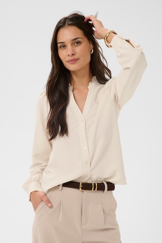 Kaffe Blouse in White: front