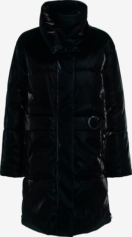 Calvin Klein Jeans Wintermantel in Zwart: voorkant