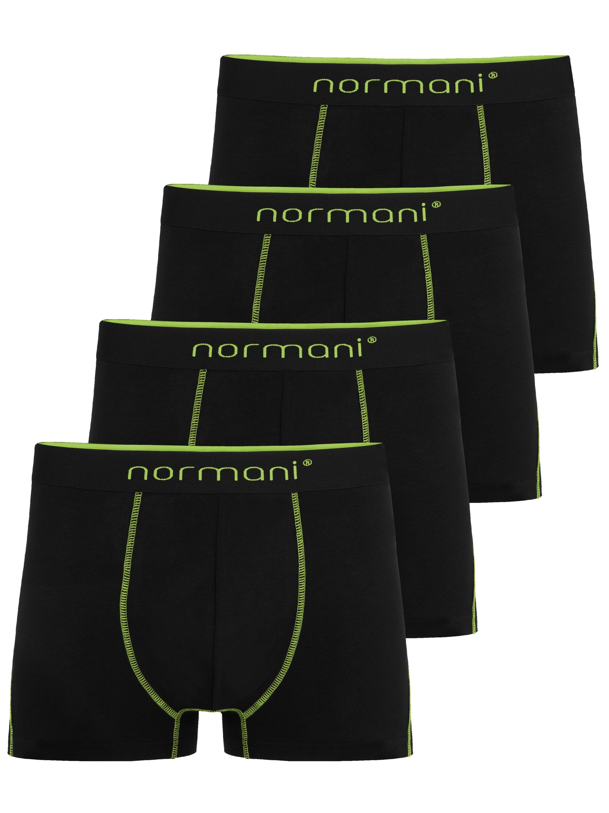 Boxers normani en noir : devant