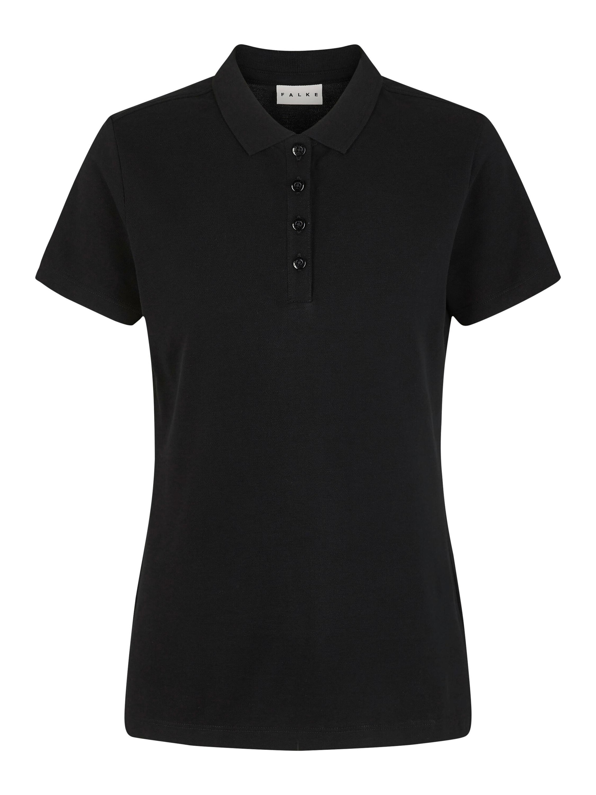 FALKE Shirt 'Essential'‌‌‌‌‌‌‌‌‌‌ in Schwarz: Vorderseite
