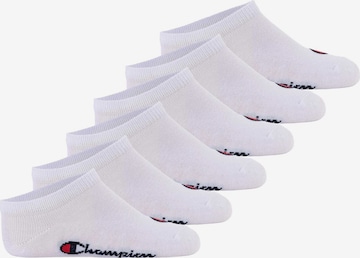 Champion Authentic Athletic Apparel Socks in White: front