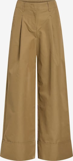 ROUGE EDIT Pleat-front trousers in 36 in Brown, Item view