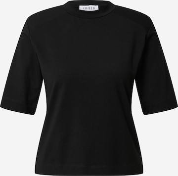 Tricou 'Nanda' de la EDITED pe negru: față