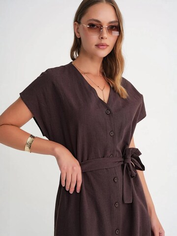 MixRay Kleid in Braun