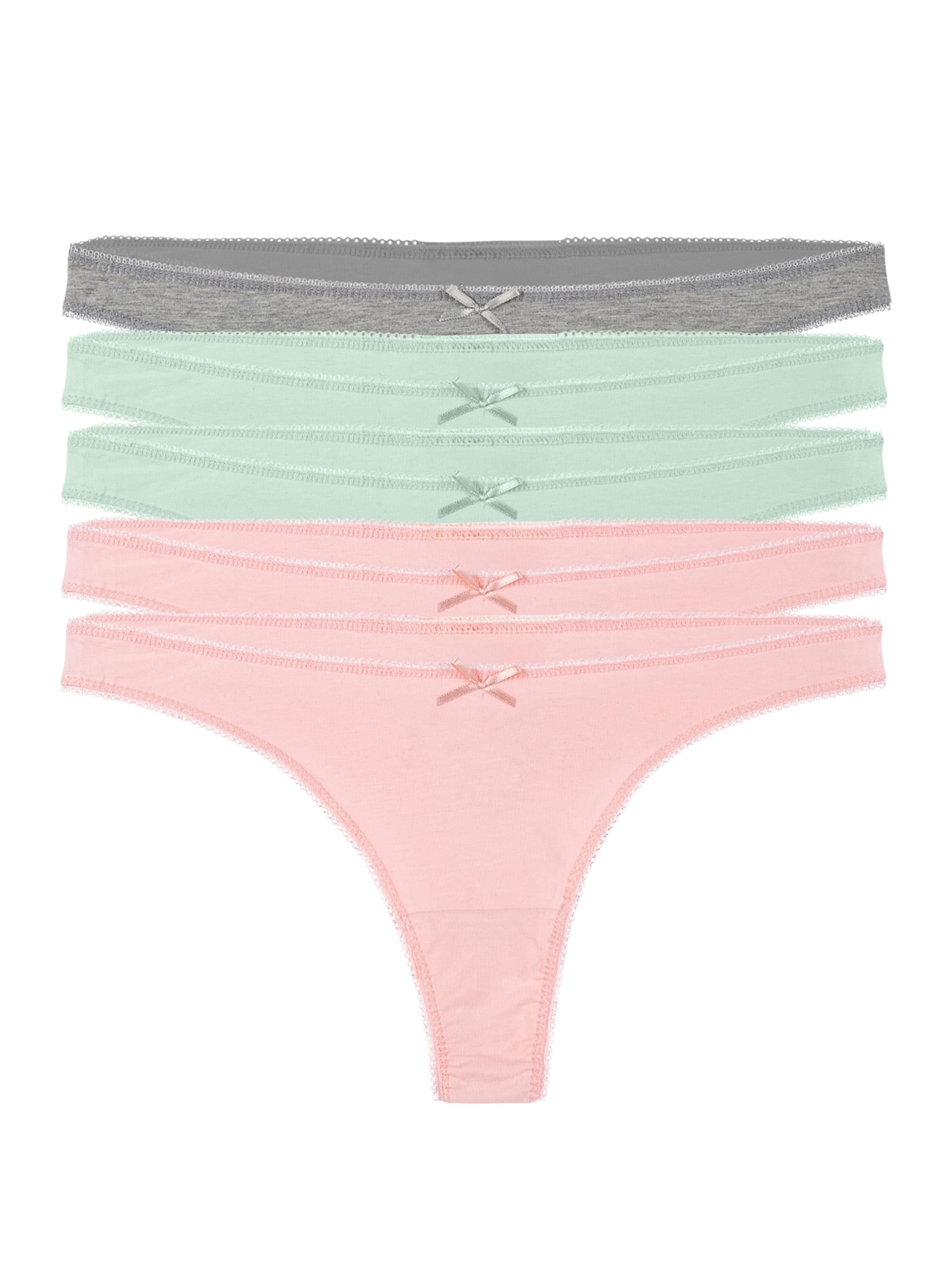Yenita String in Grau: Vorderseite