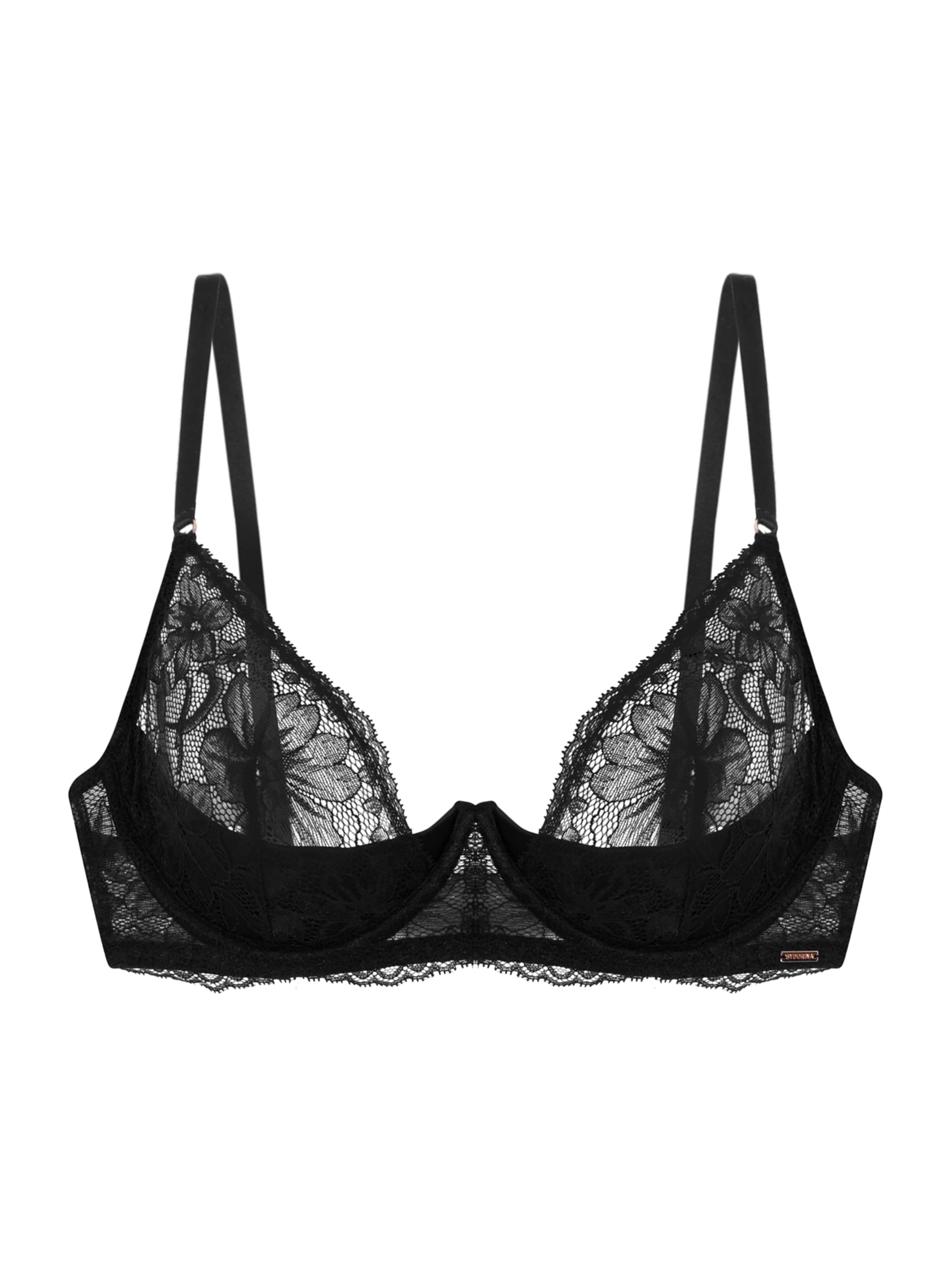 Dorina Kolmio Rintaliivi värissä musta: etupuoli