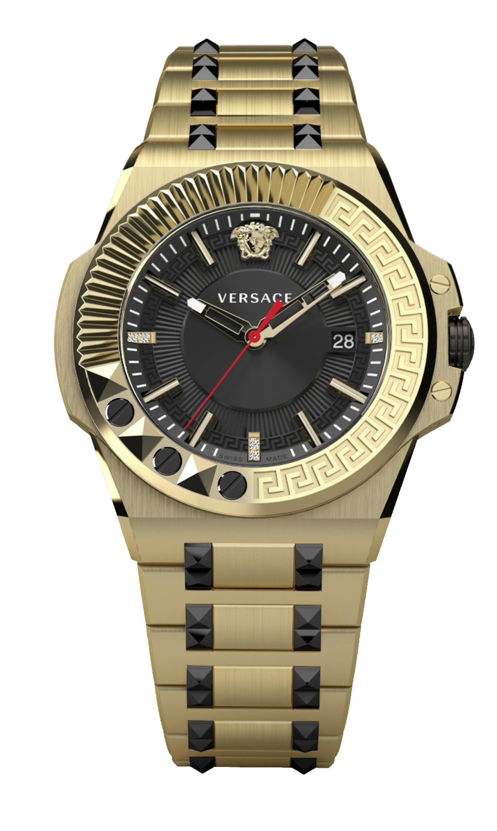 VERSACE Analog Watch 'Chain Reaction' in Gold, Item view