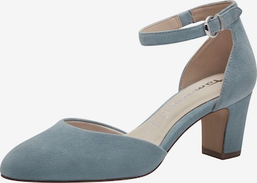 Escarpins Tamaris en bleu : devant