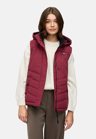 Ragwear Brezrokavnik 'Hesty' | rdeča barva: sprednja stran