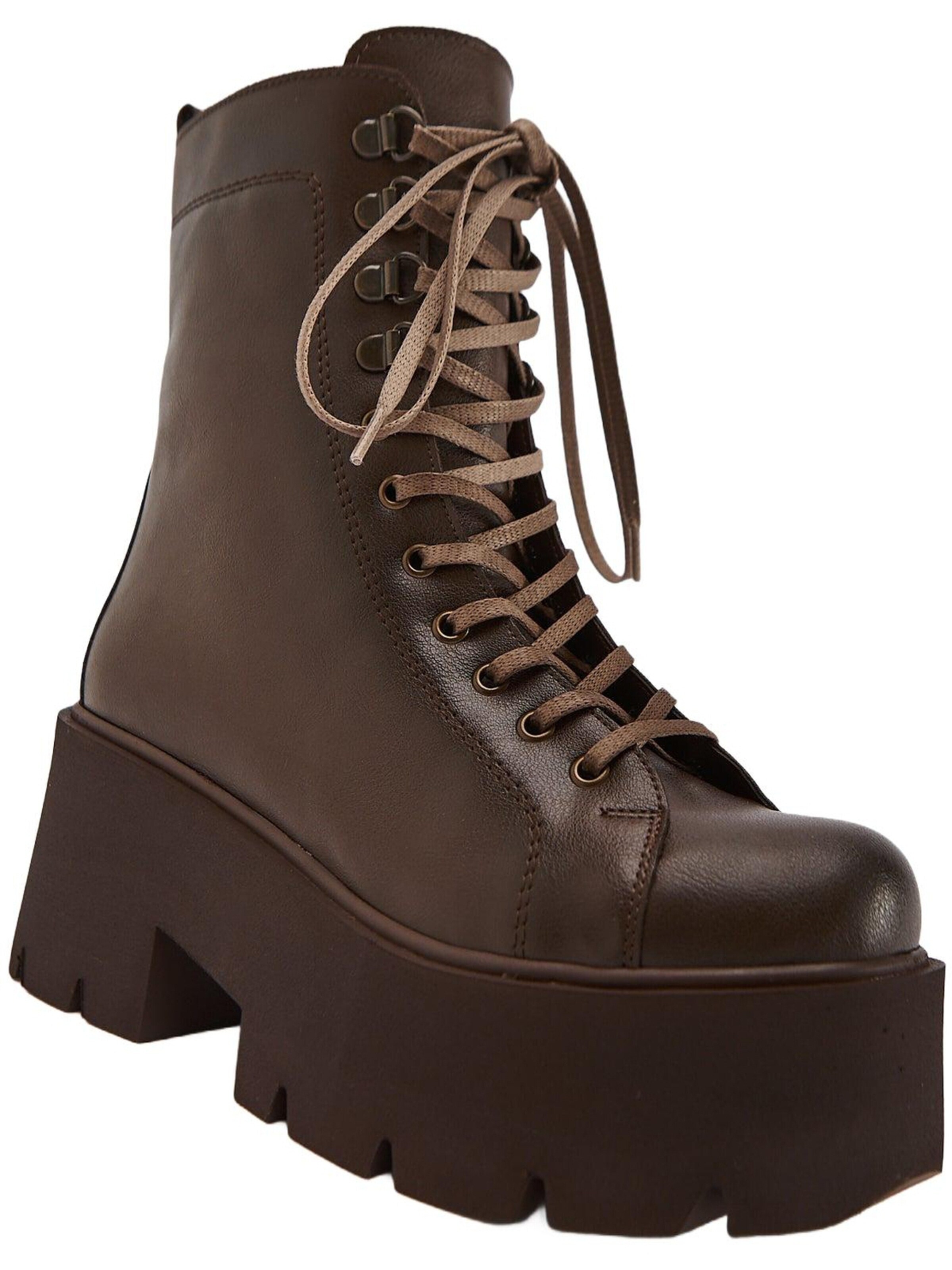 Limoya Boots 'Brit' in Brown: front