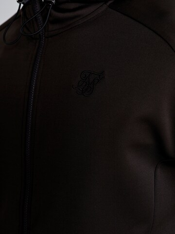 Veste de survêtement SikSilk en marron