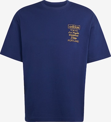 Maglietta 'Golden Cities' di ADIDAS ORIGINALS in blu: frontale