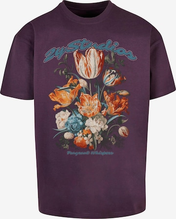 2Y Premium T-Shirt 'Flowers' in Lila: Vorderseite