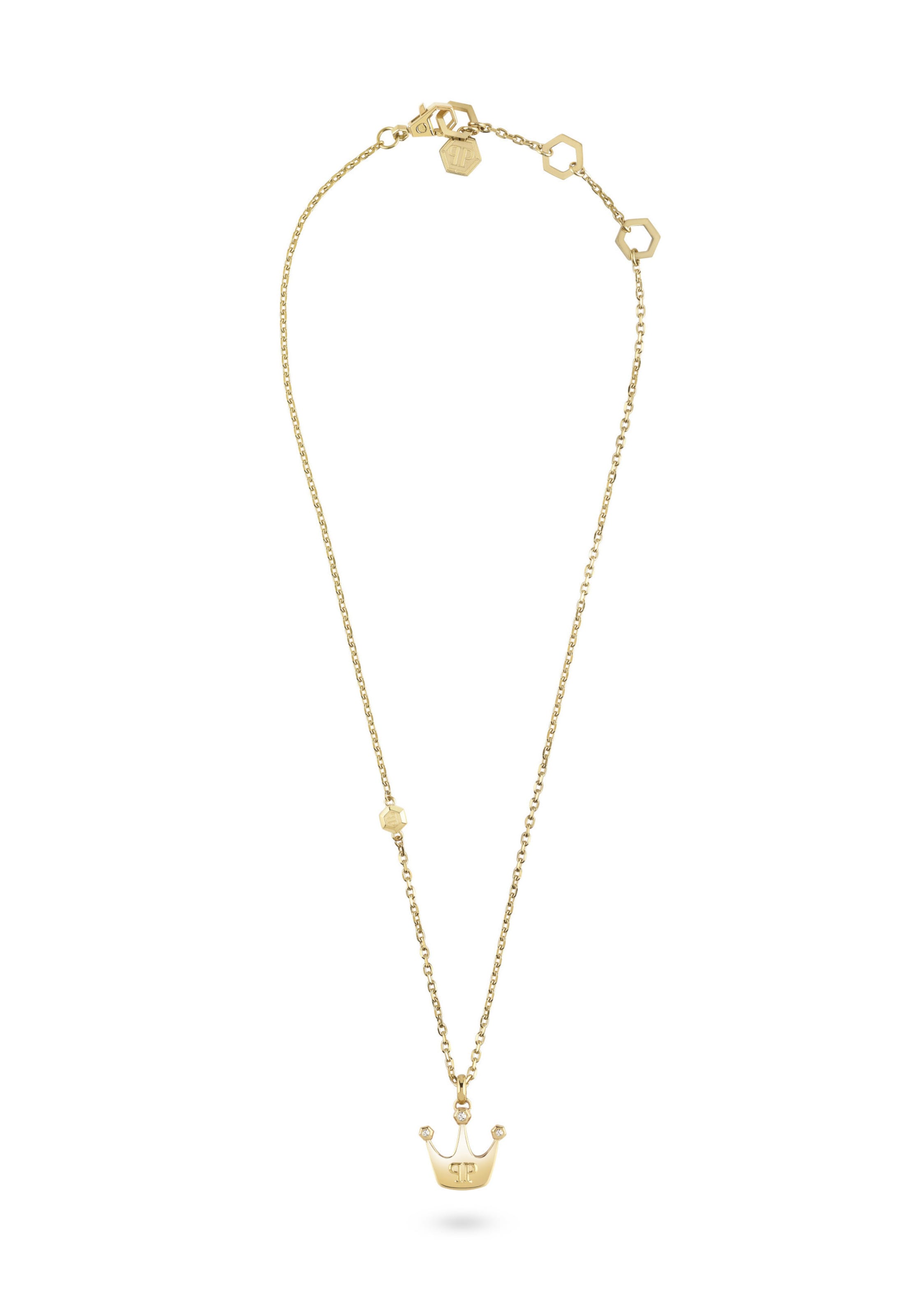 Chaîne Philipp Plein Jewellery en or : devant