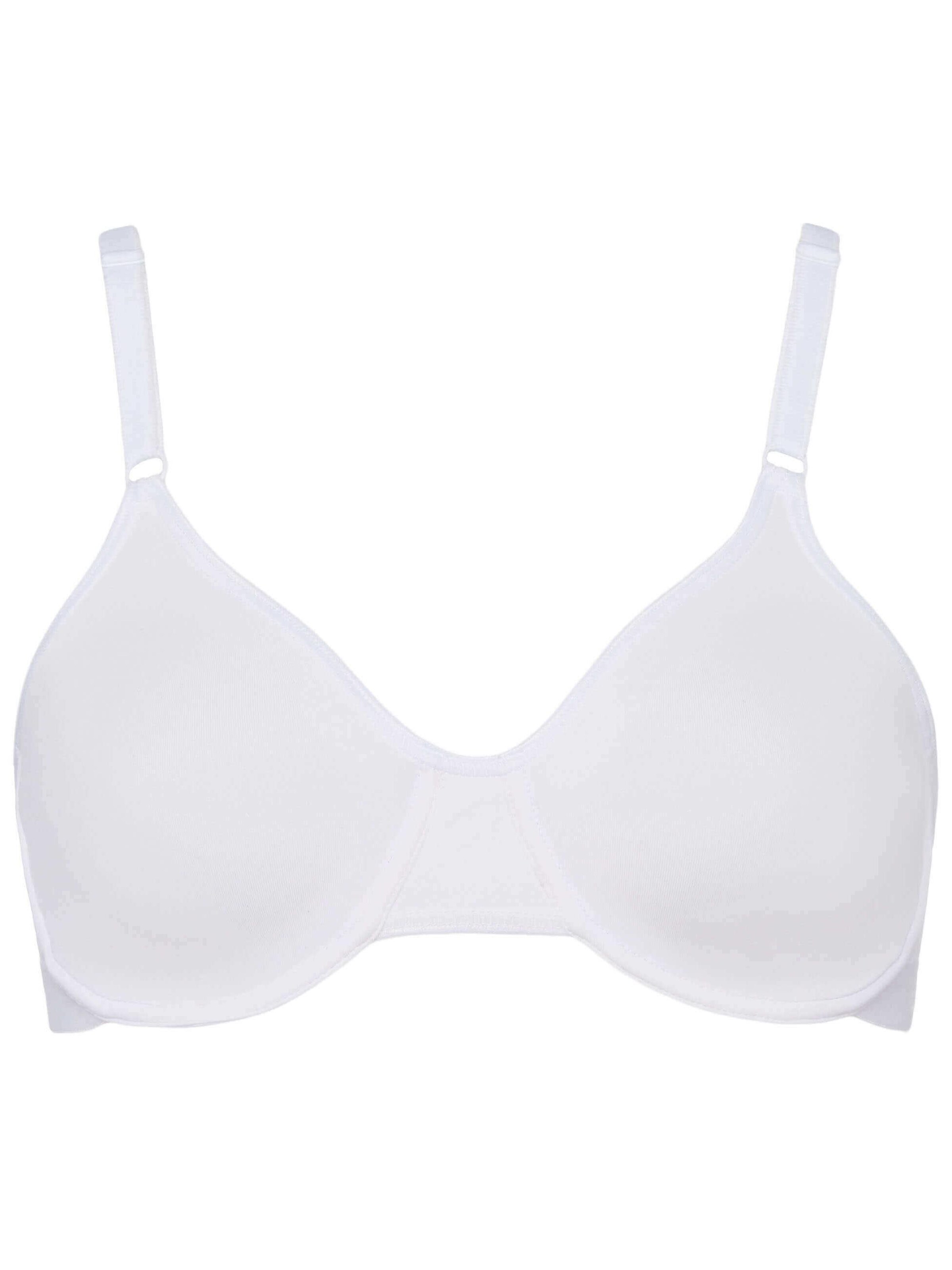 BeeDees Bra 'Bügel-BH Microfun W' in White: front