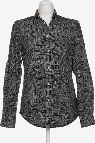 Baldessarini Button Up Shirt in M in Black: front